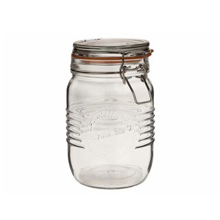 Foto 2 | Foto 2 | Set 3 Frascos Herméticos Mason Jar Reimart Con Clip 1 Litro Nv-1001 Tranparentes