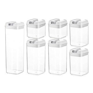 Foto 1 | Foto 1 | Recipientes Herméticos para Alimentos Bluelander 7 Piezas Transparente
