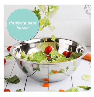 Foto 5 | Foto 5 | Juego De Tazones De Grado Alimenticio De Acero Inoxidable 5 Pcs, Plata