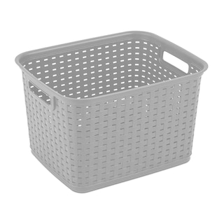 Foto 1 | Foto 1 | Cesta de Almacenamiento Sterilite Tall Plastic Weave Grey Paquete de 6 - Venta Internacional