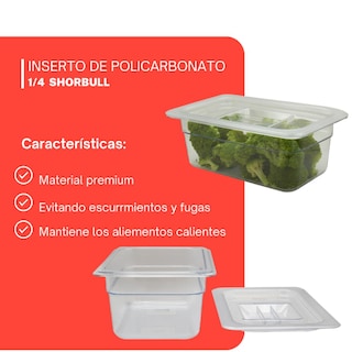 Foto 4 | Foto 4 | Inserto Cuarto 1/4 Policarbonato Tapa 6.5 Cm