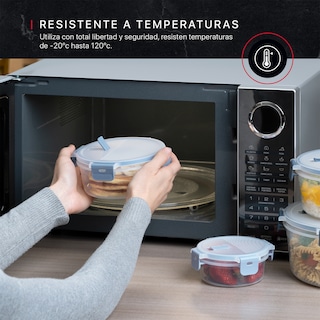 Foto 4 | Foto 4 | Set De 4 Contenedores De Plástico Cookify Redondos Herméticos