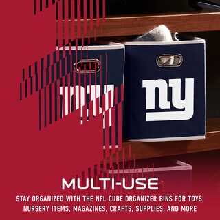 Foto 5 | Foto 5 | Cubo De Almacenamiento Franklin Sports Nfl New York Giants De 11 X 11 Cm - Venta Internacional.