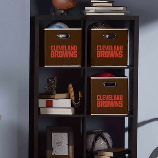 Foto 2 | Foto 2 | Cubo De Almacenamiento Plegable Franklin Sports Nfl Cleveland Browns - Venta Internacional.