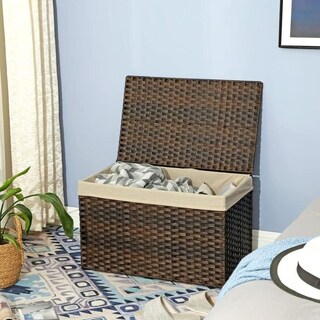 Foto 6 | Foto 6 | Cesta De Almacenamiento Songmics 160 L Con Tapa, Marrón, Para Dormitorio O Lavandería - Venta Internacional.