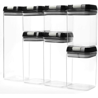 Foto 2 | Foto 2 | Set De 7 Recipientes Herméticos De Plástico Para Almacenamiento De Condimentos - Venta Internacional.