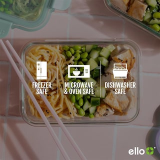 Foto 5 | Foto 5 | Set De Vidrio Para Preparar Comidas Ello Color Lock, 5 Tazas, 10 Unidades, Paquete De 5 - Venta Internacional.