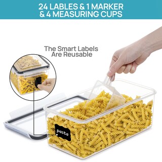 Foto 4 | Foto 4 | Contenedores De Almacenamiento De Alimentos Vtopmart, Juego De 8 Piezas, 3,2 Litros Con Tapas - Venta Internacional.