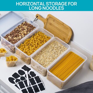 Foto 6 | Foto 6 | Contenedores De Almacenamiento De Alimentos Vtopmart, Juego De 8 Piezas, 3,2 Litros Con Tapas - Venta Internacional.