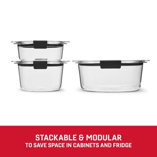 Foto 4 | Foto 4 | Contenedores De Almacenamiento De Alimentos Rubbermaid Brilliance , Juego De 6 Piezas - Venta Internacional.