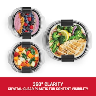Foto 5 | Foto 5 | Contenedores De Almacenamiento De Alimentos Rubbermaid Brilliance , Juego De 6 Piezas - Venta Internacional.