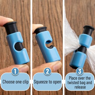 Foto 4 | Foto 4 | Clips Para Bolsas Mr. Pen Squeeze And Lock Bread, Paquete De 16 Unidades De Plástico - Venta Internacional.