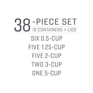 Foto 3 | Foto 3 | Recipientes Rubbermaid Para Almacenamiento De Alimentos, 38 Piezas, Transparentes/azules - Venta Internacional.