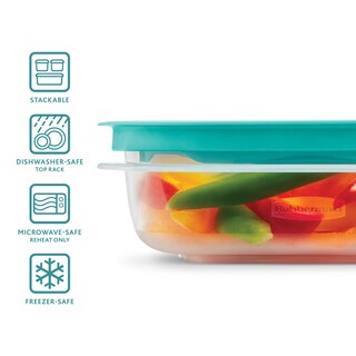 Foto 5 | Foto 5 | Recipientes Rubbermaid Para Almacenamiento De Alimentos, 38 Piezas, Transparentes/azules - Venta Internacional.