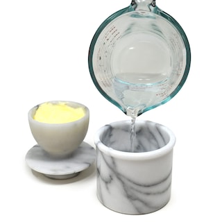 Foto 6 | Foto 6 | Butter Keeper Norpro Marble, Color Blanquecino, Capacidad Para 1 Barra - Venta Internacional.