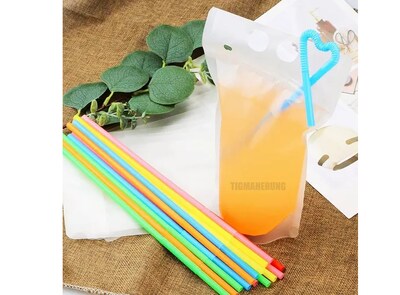 Foto 3 | Foto 3 | 50 Xtellar Bolsas Portátiles De Bebidas Portátiles 750ml Y 50pajitas