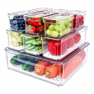 Foto 1 | Foto 1 | Set Brandtrendy De 10 Organizadores De Plástico Para Refrigerador Apilables