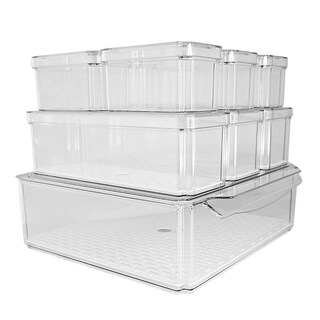 Foto 2 | Foto 2 | Set Brandtrendy De 10 Organizadores De Plástico Para Refrigerador Apilables