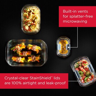 Foto 2 | Foto 2 | Recipientes Para Alimentos Rubbermaid Brilliance Glass 760 Ml (3,2 Tazas) - Venta Internacional.