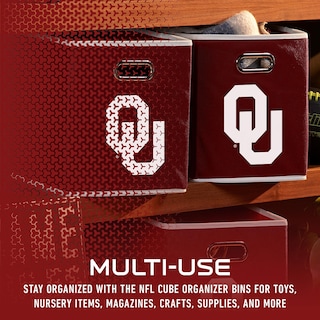 Foto 5 | Foto 5 | Contenedor De Almacenamiento Plegable Franklin Sports Ncaa Oklahoma Sooners - Venta Internacional.