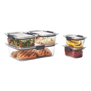 Foto 4 | Foto 4 | Recipientes Rubbermaid Brilliance Para Almacenar Alimentos, Juego De 10 - Venta Internacional.