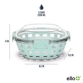 Foto 3 | Foto 3 | Lonchera De Vidrio Para Almacenamiento De Alimentos Ello Duraglass 1.2 L Yucca - Venta Internacional.
