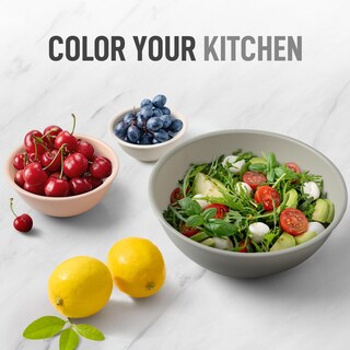 Foto 6 | Foto 6 | Juego De Cuencos Para Mezclar Zulay Kitchen, 12 Piezas Con Tapa, Color Rosa Degradado - Venta Internacional.