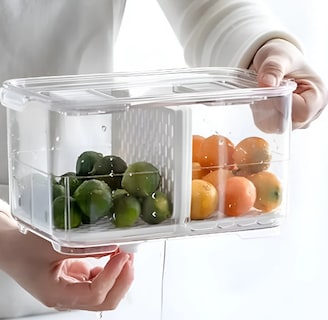 Foto 3 | Foto 3 | Xtellar Organizador Premium Para Refrigerador Con Tapa Hermética Y División Inteligente