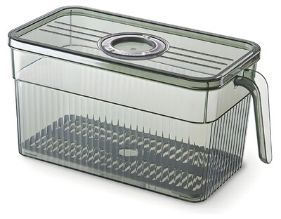 Foto 1 | Foto 1 | Organizador Xtellar Verde Musgo Para Refrigerador Con Tapa Hermética Y Control De Frescura.