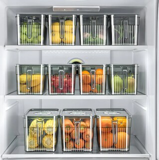 Foto 3 | Foto 3 | Organizador Xtellar Verde Musgo Para Refrigerador Con Tapa Hermética Y Control De Frescura.