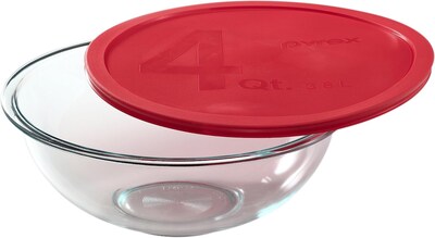 Foto 1 | Foto 1 | Cuenco Para Mezclar Pyrex Smart Essentials De Vidrio De 4 Cuartos De Galón 3.79 L Con Tapa - Venta Internacional.