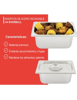 Foto 2 | Foto 2 | Inserto Shorbull Acero Inoxidable 1/4 Con Tapa 6.5cm