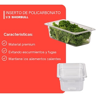 Foto 4 | Foto 4 | Inserto Shorbull Policarbonato 1/3 con Tapa 10 cm