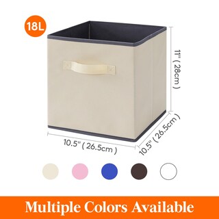Foto 5 | Foto 5 | Cubos De Almacenamiento Lifewit 12 Paquetes 28 Cm Plegables Color Beige - Venta Internacional.