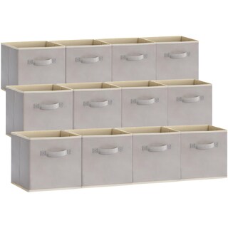 Foto 1 | Foto 1 | Cubos De Almacenamiento Lifewit 12 Paquetes 28 Cm Plegables Gris Claro - Venta Internacional.