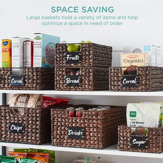 Foto 4 | Foto 4 | Juego De 4 Jacintos De Agua De Pantry Baskets Best Choice Products - Venta Internacional.
