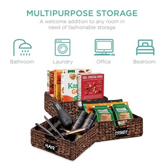 Foto 6 | Foto 6 | Juego De 4 Jacintos De Agua De Pantry Baskets Best Choice Products - Venta Internacional.