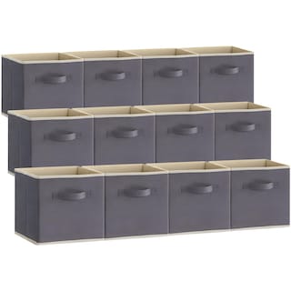 Foto 1 | Foto 1 | Cubos De Almacenamiento Lifewit Cube 33 Cm Tela Plegable 12 Paquetes Color Gris - Venta Internacional.