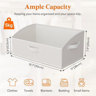 Foto 2 | Foto 2 | Organizador De Armario Trapezoidal Lifewit Paquete De 6 Cestas - Venta Internacional.