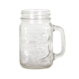 Foto 2 | Foto 2 | Frasco de Vidrio Grabado Transparente Sin Tapa 16oz./473ml. Drink Lab - 12 Piezas
