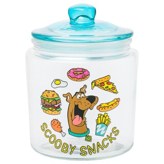 Foto 1 | Foto 1 | Tarro de Cristal Plateado con Diseño de Comida de Buffalo Scooby Doo 15 cm con Tapa - Venta Internacional