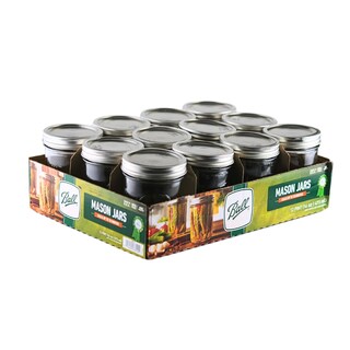 Foto 1 | Foto 1 | Bola De Cristal, 473 Ml, Boca Ancha Con Tapa Y Bandas, Paquete De 12 - Venta Internacional.