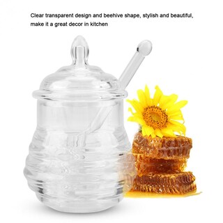 Foto 2 | Foto 2 | Tarro De Miel Sanlin Beans Transparent Beehive 245 Ml Con Gotero - Venta Internacional.