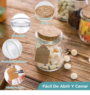 Foto 3 | Foto 3 | 12 Xtellar Tarros De Velas Vacios Frascos De Vidrio Con Tapa 200 Ml