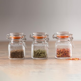 Foto 5 | Foto 5 | Tarro De Cristal Para Especias Kilner Square Con Tapa Abatible, 70 Ml - Venta Internacional.
