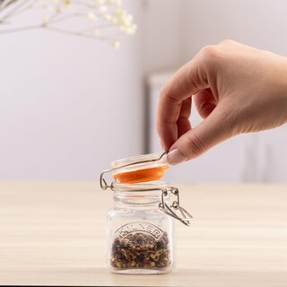 Foto 7 | Foto 7 | Tarro De Cristal Para Especias Kilner Square Con Tapa Abatible, 70 Ml - Venta Internacional.