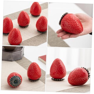 Foto 3 | Foto 3 | Bote De Té Feltechelectr De Cerámica Fresa Con Tapa De 9 X 6,7 Cm - Venta Internacional.