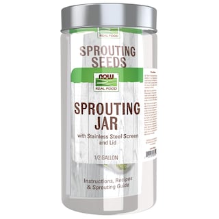 Foto 1 | Foto 1 | Jarra Sprouting Jar Now Foods Con Rejilla De Acero Inoxidable, 1 Litro - Venta Internacional.