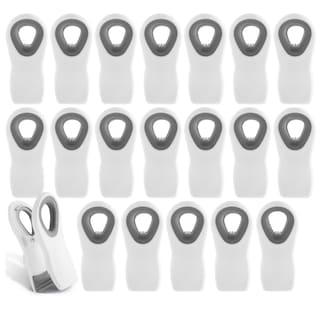 Foto 1 | Foto 1 | Pinzas Para Bolsas Cook With Color, 20 Unidades, Con Imán Para Almacenamiento De Alimentos, Color Blanco - Venta Internacional.