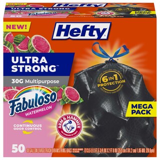 Foto 1 | Foto 1 | Bolsas De Basura Hefty Ultra Strong 30 Galones 50 Bolsas Negras - Venta Internacional.